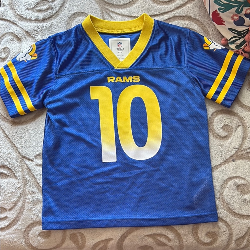 Kids Blue and Yellow Rams Jersey